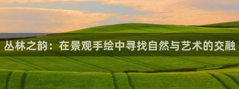卧龙娱乐属于什么行业：丛林之韵：在景观手绘中寻找自然与艺术的交融